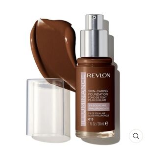 Revlon Illuminance Skin-Caring Foundation 613 Honey Java 1 Fl. Oz.